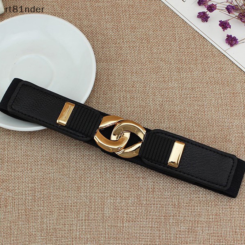 Rt nữ dây thắt lưng đàn hồi rộng thắt lưng kim loại cho nữ dây thắt lưng cummerband n