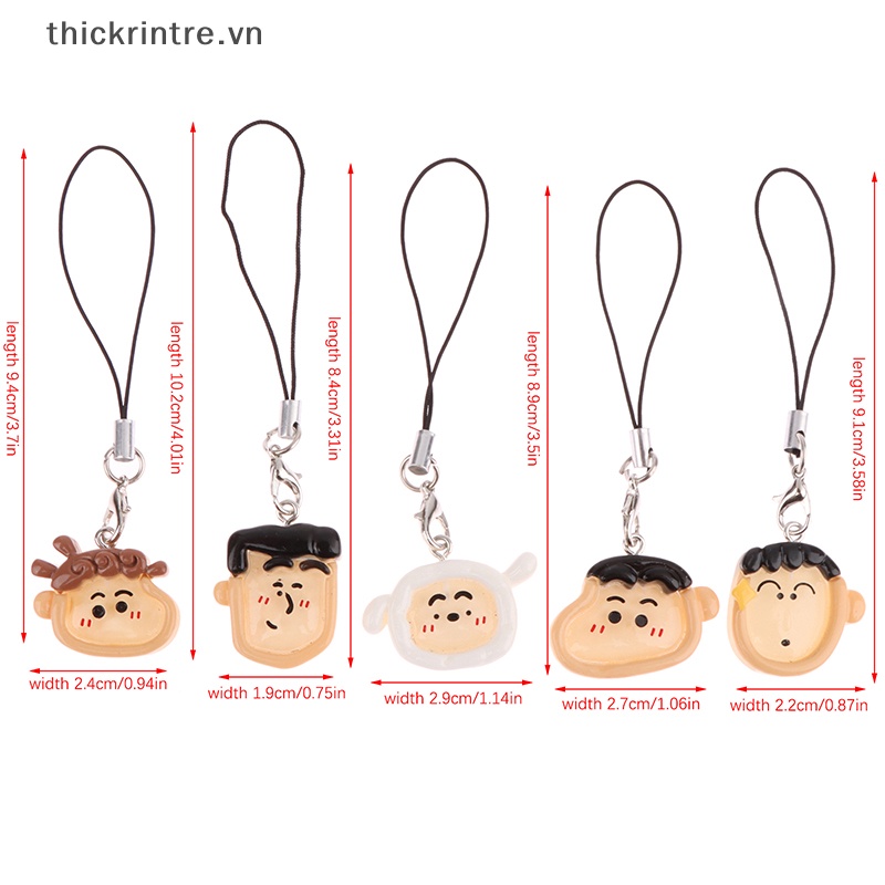 Thi anime crayon shin-chan series quai đeo điện thoại phim hoạt hình dễ thương moible điện thoại dây buộc túi mặt dây chuyền ba lô trang trí cô gái quà tặng vn