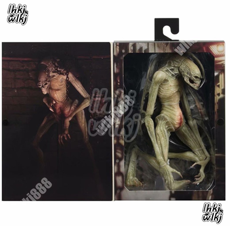 Neca alien vs predator: shuttle avp aliens đồ chơi facehugger mô hình không gian phim kinh dị búp bê trang trí phòng hành động hình quà tặng