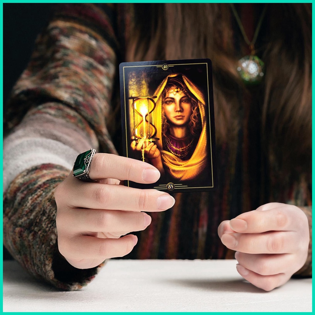 Bói bài tarot oracle of visions board game bộ bài tarot tiêu chuẩn công cụ bói toán cho giải trí hjuvn