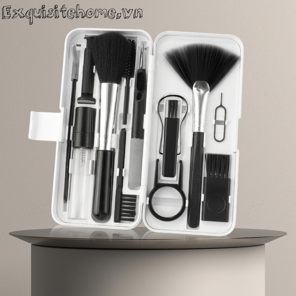 Bộ bàn chải làm sạch bàn phím máy tính 18-trong-1 chống bụi cho máy ảnh video máy tính bảng