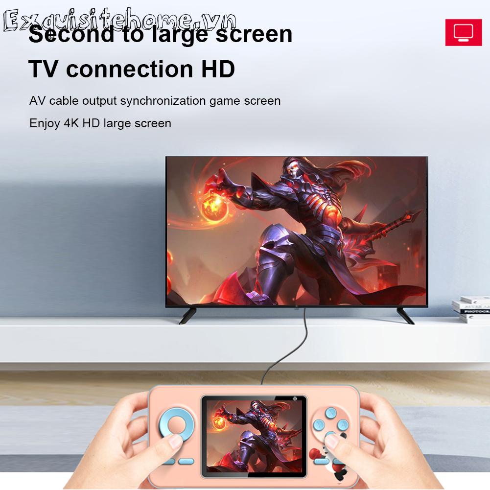 Máy chơi game cầm tay s5 retro màn hình hd 4k máy chơi game cổ điển có dây 520 trò chơi