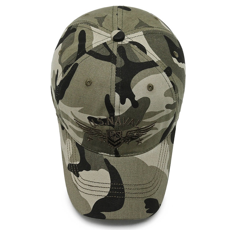 Mũ Lưỡi Trai Họa Tiết Rằn Ri Phong Cách Quân Đội Mỹ Thời Trang Cho Nam Và Nữ