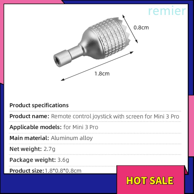 Re joystick thumbstick replacement thumb stick tương thích cho dji mini 3 pro rc với điều khiển từ xa màn hình