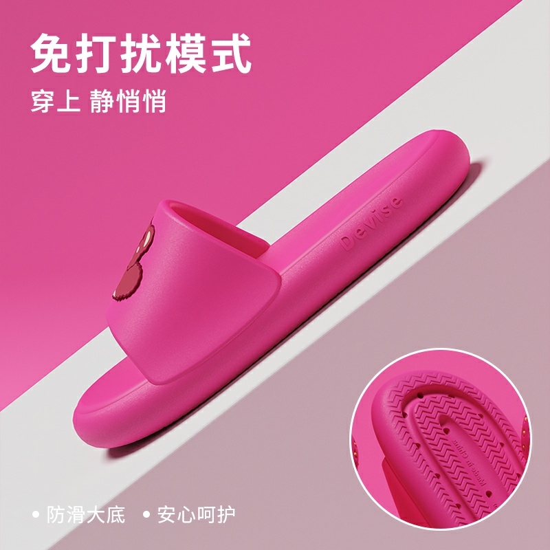 Dép dễ thương trong nhà phòng tắm phòng tắm phòng tắm không trượt hộ gia đình chân đế dày đi giày dép mát mẻ
