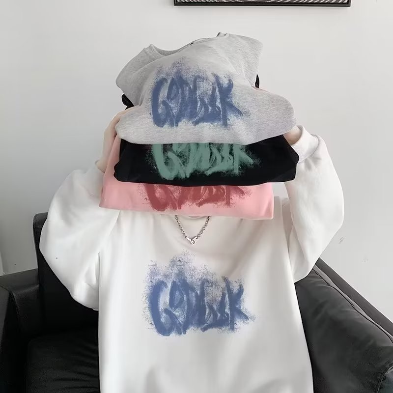 Áo sweater VOCKOO C90AJBA 36Z230909 DS230807 dài tay phong cách Hàn Quốc thời trang 2023 dành cho nam và nữ