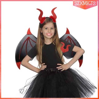 Halloween devil costume set cho masquerade nhập vai biểu diễn trên sân khấu