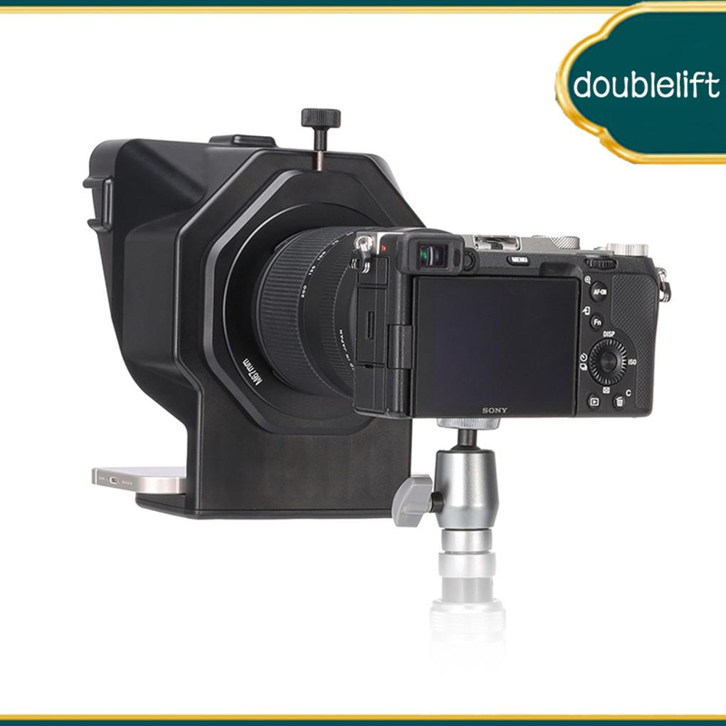 Teleprompter portable ajustable bluetooth-tương thích màn hình rộng prompter quay video thiết bị phát trực tiếp