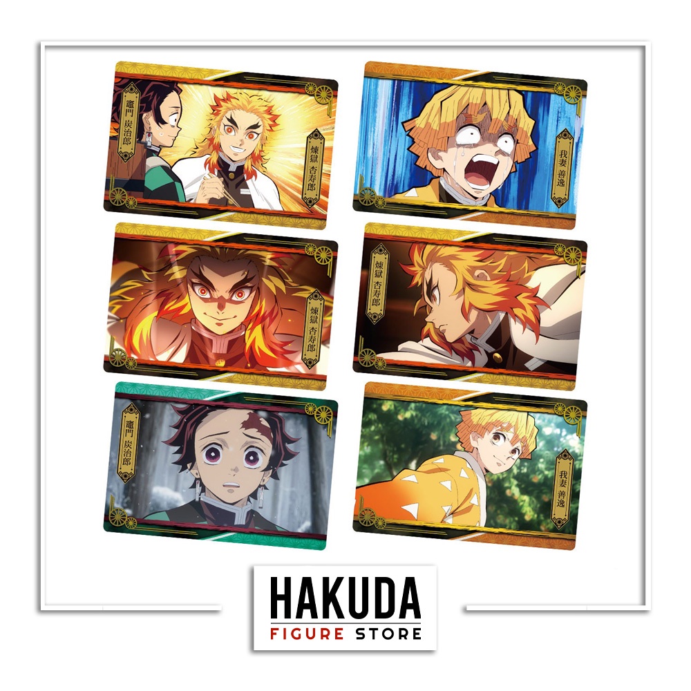 Bánh Xốp Gacha Thẻ Bài Kimetsu no Yaiba Wafer 4 - Chính hãng Bandai Nhật Bản