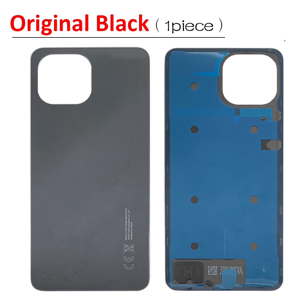 100% nguyên bản dành cho pin xiaomi mi 11 lite nắp lưng kính phía sau thay thế cửa sau miếng dán nhà ở