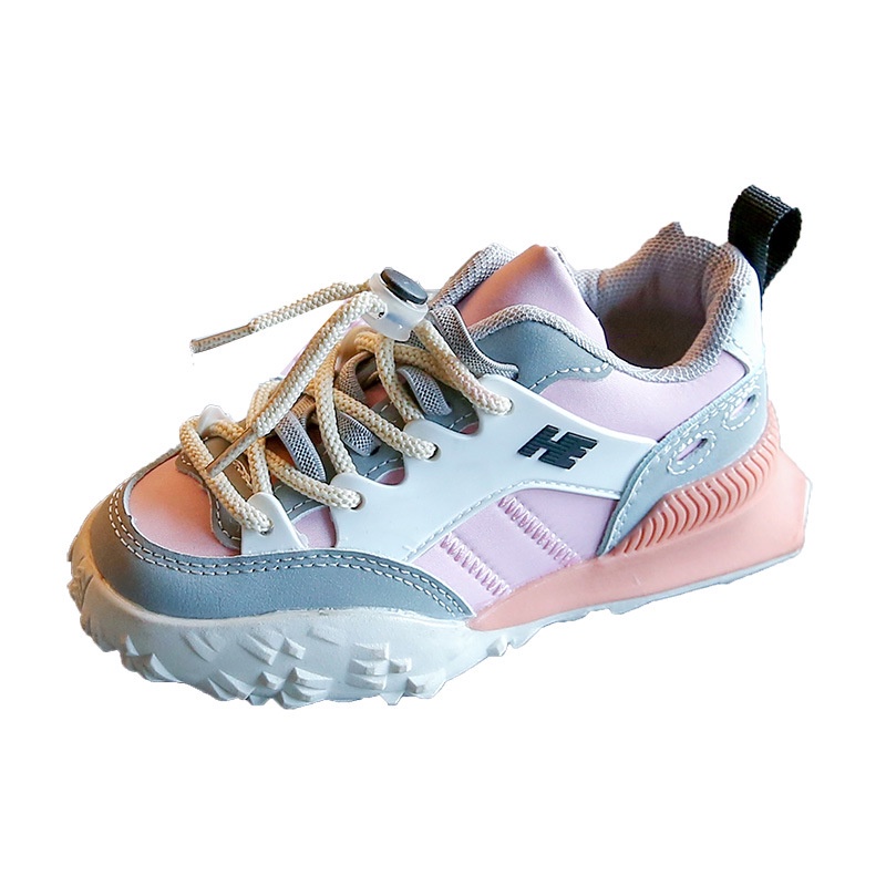 Giày thể thao trẻ em thời trang mới bé trai a stirrup sneakers bé gái giày thường hàn quốc