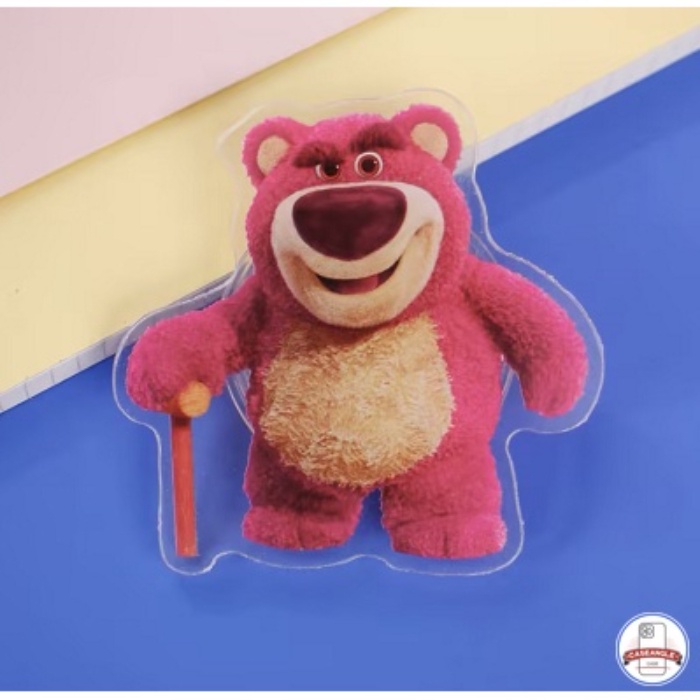 Thời trang phim hoạt hình dễ thương sáng tạo vui nhộn gấu dâu giá đỡ điện thoại trái tim tình yêu đáng yêu lotso giá đỡ điện thoại universal scalable