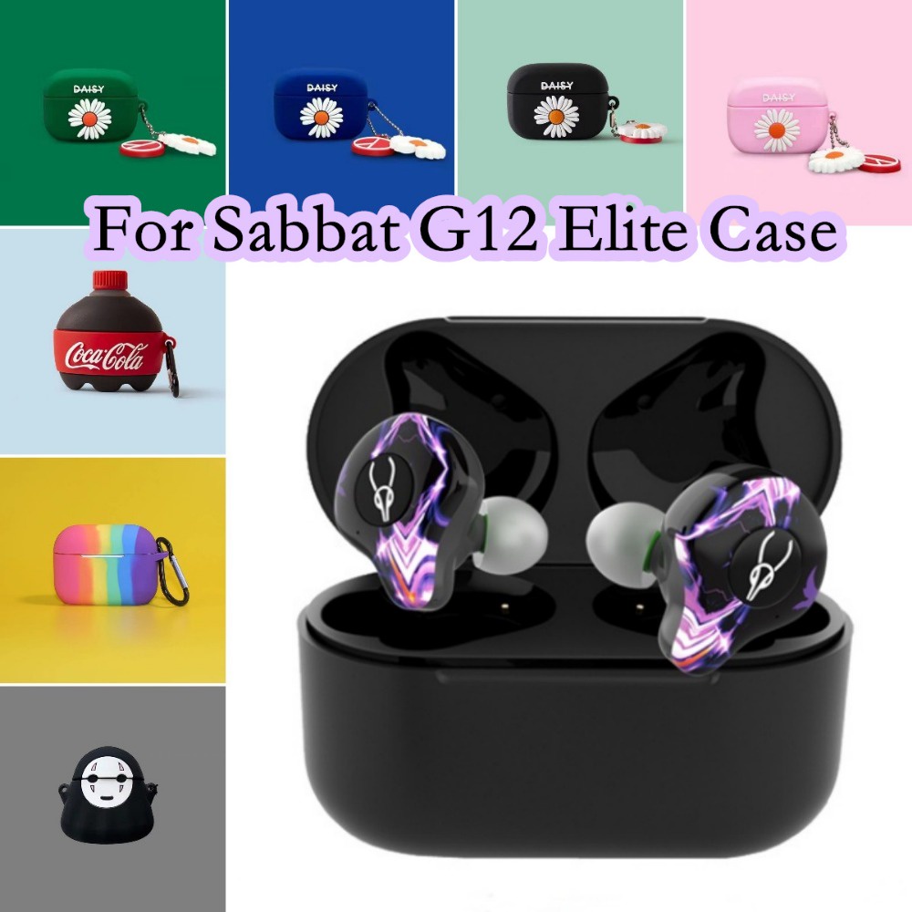 Hàng sẵn sàng! Đối với sabbat g12 elite case couple cartoon series dành cho sabbat g12 elite vỏ bọc tai nghe mềm