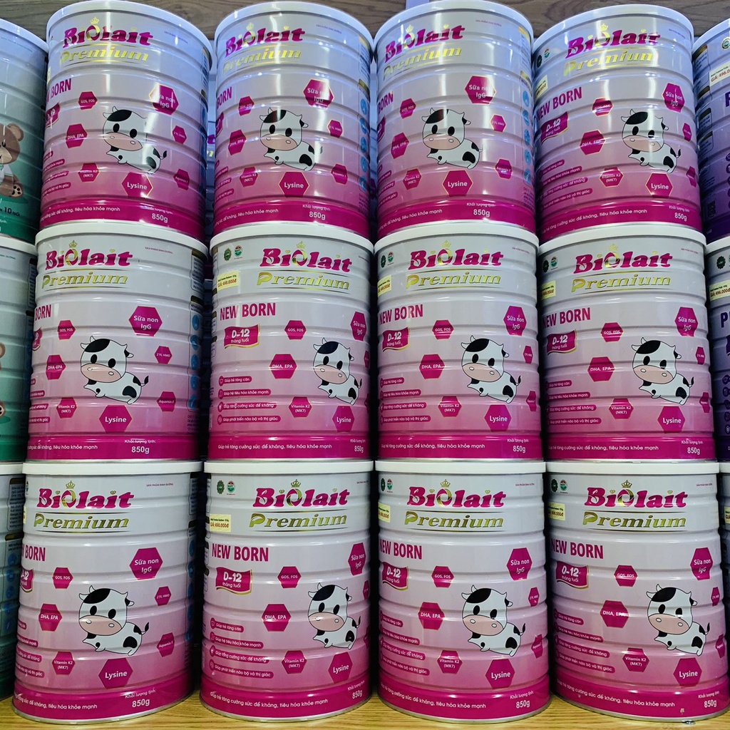 Sữa Non Biolait New Born Giúp Trẻ Tăng Cân, Sức Đề Kháng, Phát Triển Não Bộ Và Thị Giác, Tiêu Hóa Khỏe Mạnh