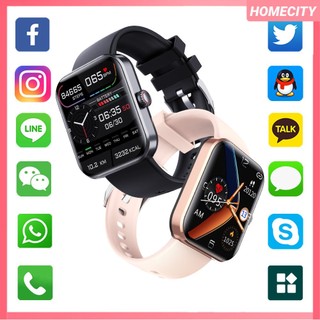 Đồng hồ đo đường huyết F57l Đo nhịp tim Huyết áp Phát hiện nhiệt độ oxy trong máu Đồng hồ thông minh chống nước thể thao sức khỏe