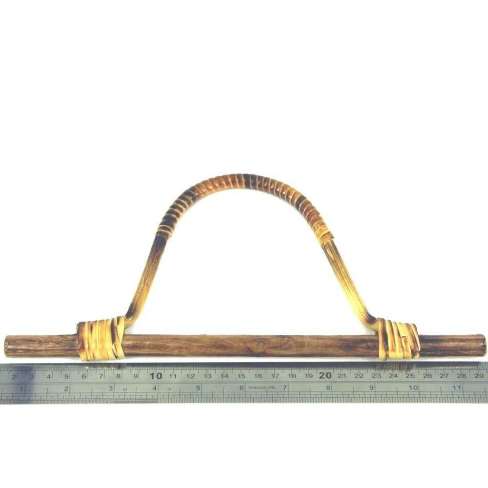 Tay Cầm Túi Trà Bằng Gỗ Tre Hình Chữ d Thời Trang