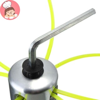 Yanca universal aluminium trimmer head with four trimmer lines for brush cutter grass trimmer vn