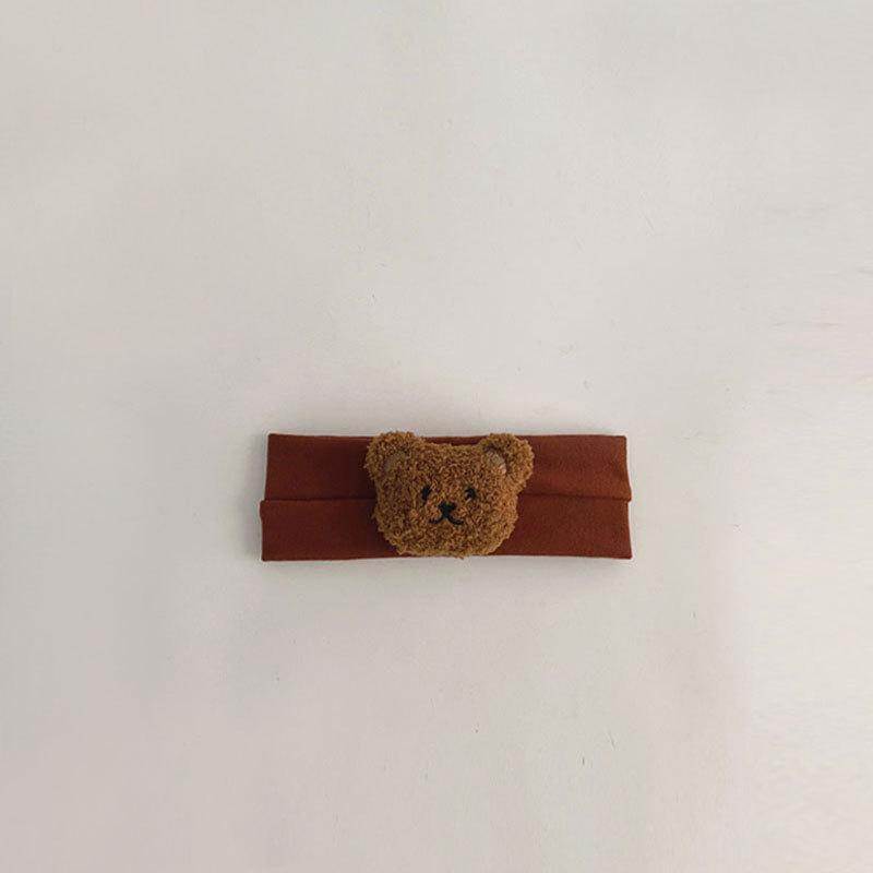 Băng Đô Turban Gấu Cho Bé Chất Cotton Gân Hàn Mềm Mại