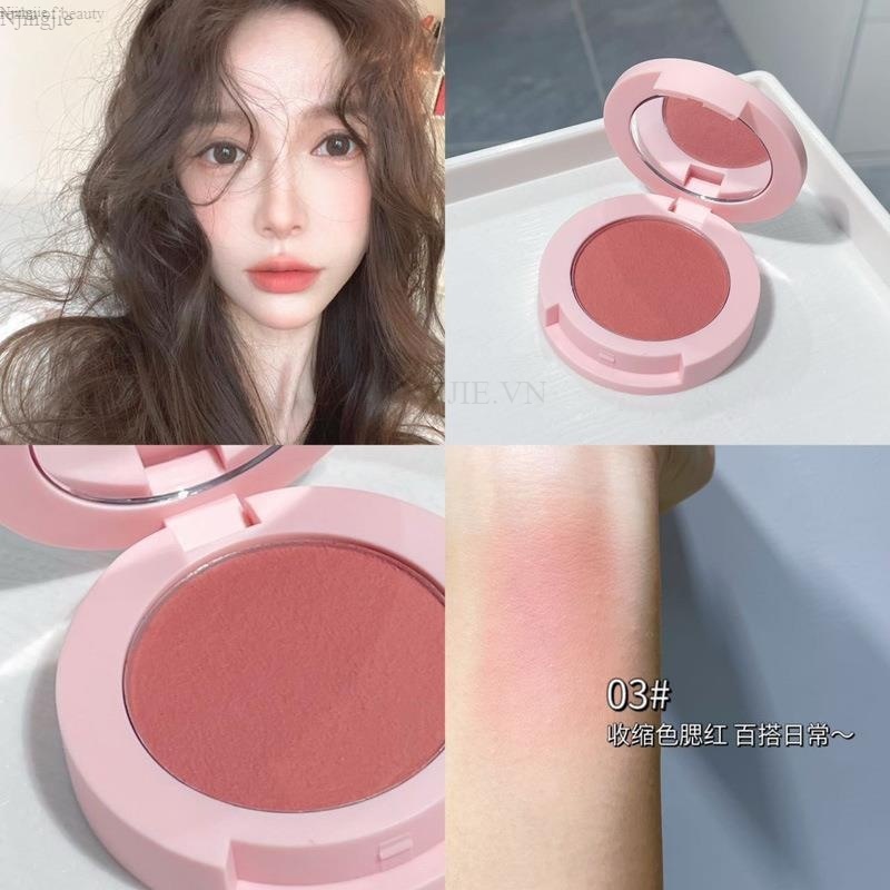 Phấn Má Hồng HERORANGE Dạng Nén Chất Mịn Lì Dễ Lên Màu Độ Bão Hòa Cao Bền Màu Lâu Trôi ~Hera~