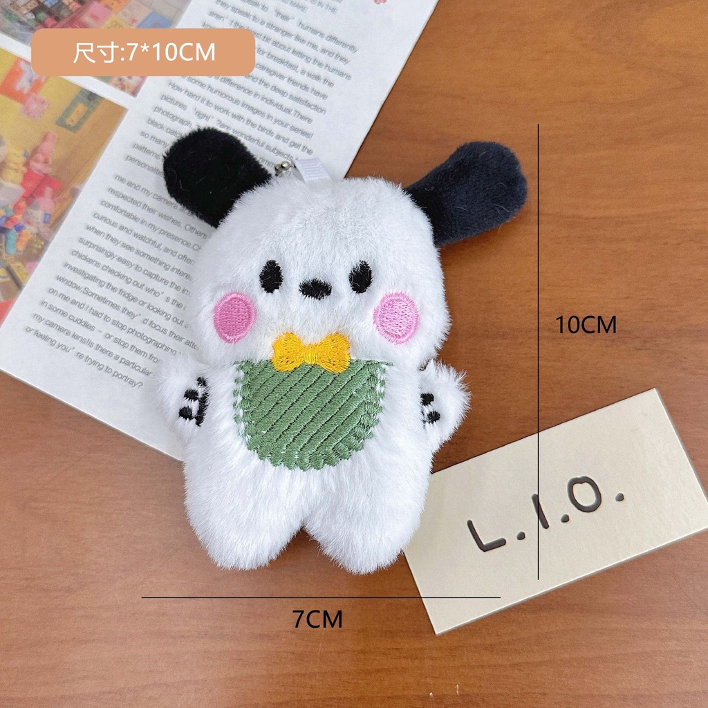 Móc Khóa Hình Chú Chó Nhồi Bông Dễ Thương