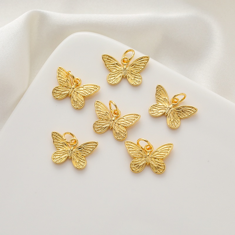 Mặt Dây Chuyền Hình Ngôi Sao / Lá Phong 18k Màu Vàng Nhạt Tự Làm Vòng Tay / Dây Chuyền Thủ Công