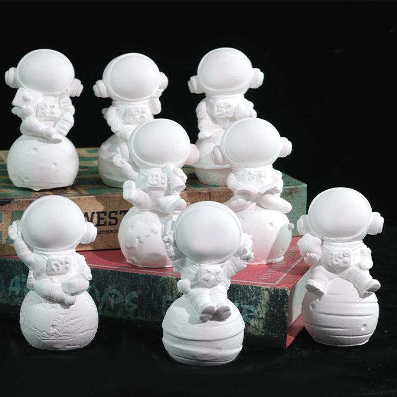 Phi hành gia Hương Liệu Khuếch Tán Đá Trang Trí Khuôn Silicon Tự Làm Phi Hành Gia Hương Liệu Nến Trang Trí Nhà Cửa Khuôn