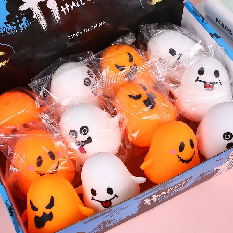 Đồ Chơi Bóp Xả stress Mềm Phát Sáng Vui Nhộn Cho Tiệc halloween