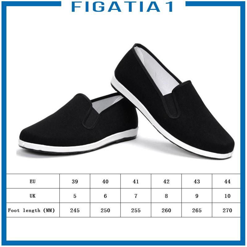 Giày truyền thống của nam giới võ thuật bắc kinh giày vải đen cho người cao tuổi tập thể dục tại nhà và phòng tập thể dục