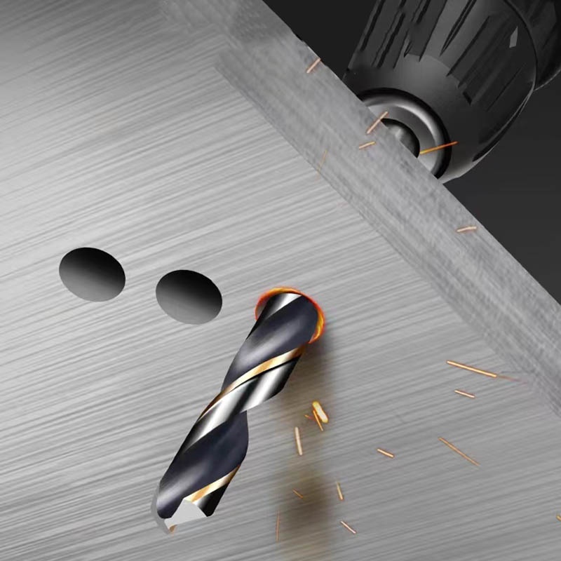 Mũi Xoay Siêu Cứng Mũi Khoan Hợp Kim Sắt---Mũi Khoan Xoắn Thép Không Gỉ Chuyên Dùng Cho Tay Cầm Thẳng Đục Lỗ GARIN