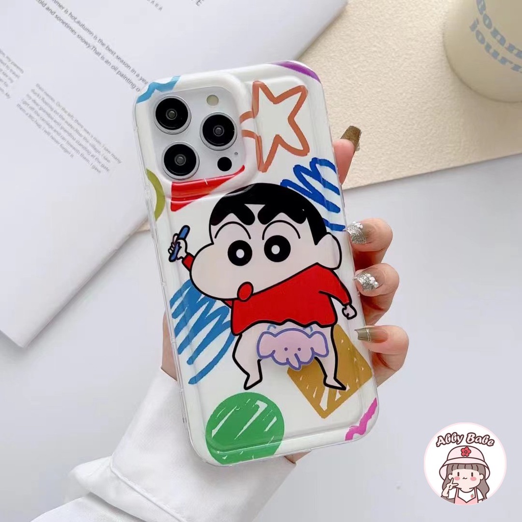 Ốp Điện Thoại TPU Mềm Chống Bụi Bẩn Họa Tiết Hoạt Hình 3D Cho IPhone 14 Pro Max 13 12 11 Pro Max