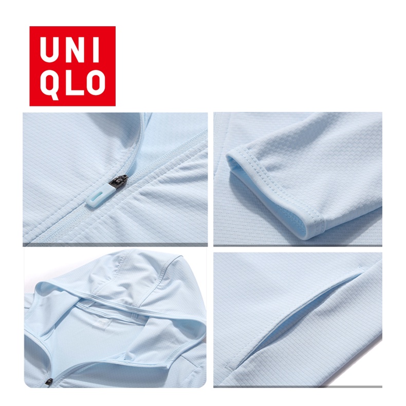 Uniqlo Áo Khoác Chống Nắng Thoáng Khí Thoải Mái Thời Trang Mùa Hè Cho Bé Gái