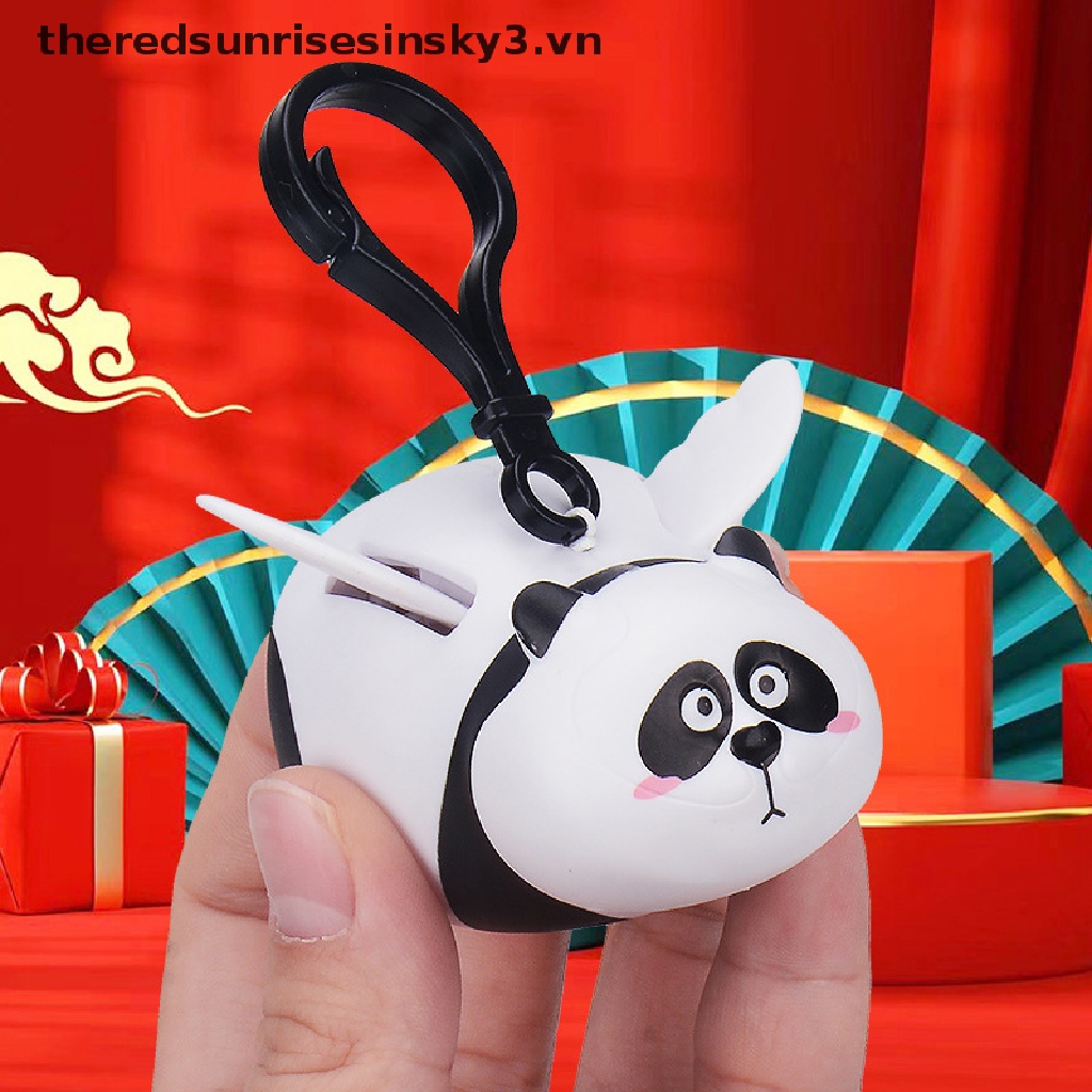 ## Móc Khóa Hình Gấu Trúc / Hổ / Cánh Bay Dễ Thương Thời Trang Làm Quà Tặng Năm Mới