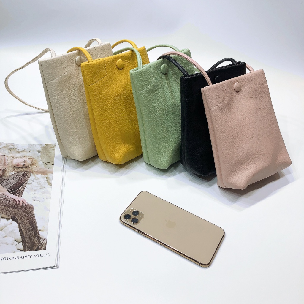 Túi da đeo chéo YUNFAN mềm mại thời trang cho nữ