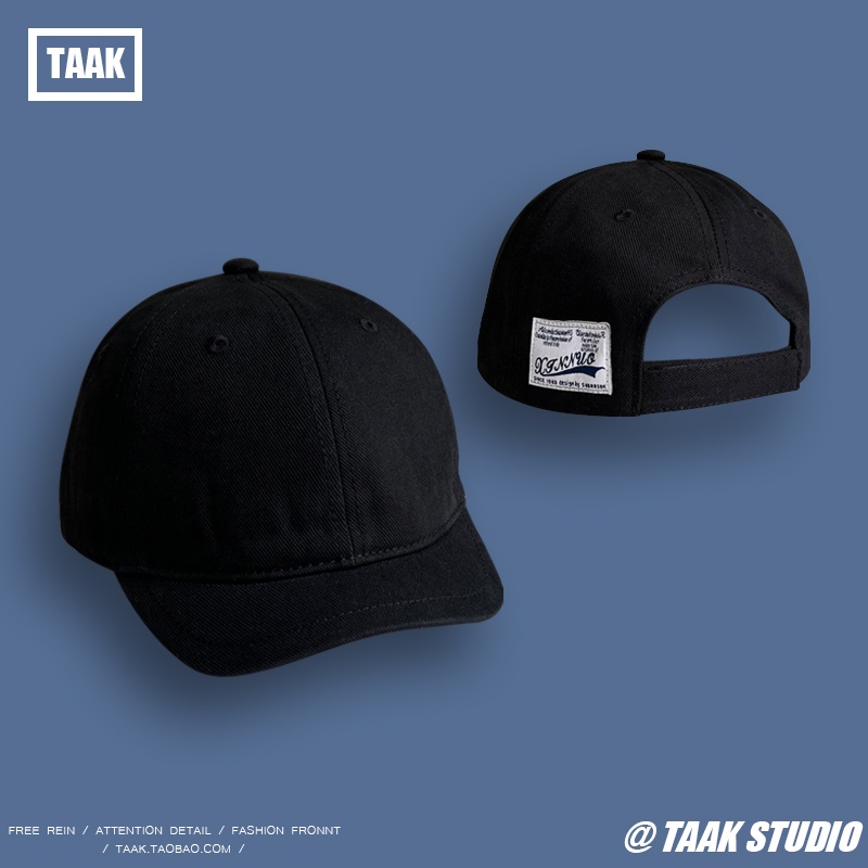 Mũ Lưỡi Trai Vành Ngắn Màu Trơn Phong Cách Nhật Bản Thời Trang Xuân Hè Cho Nam Nữ