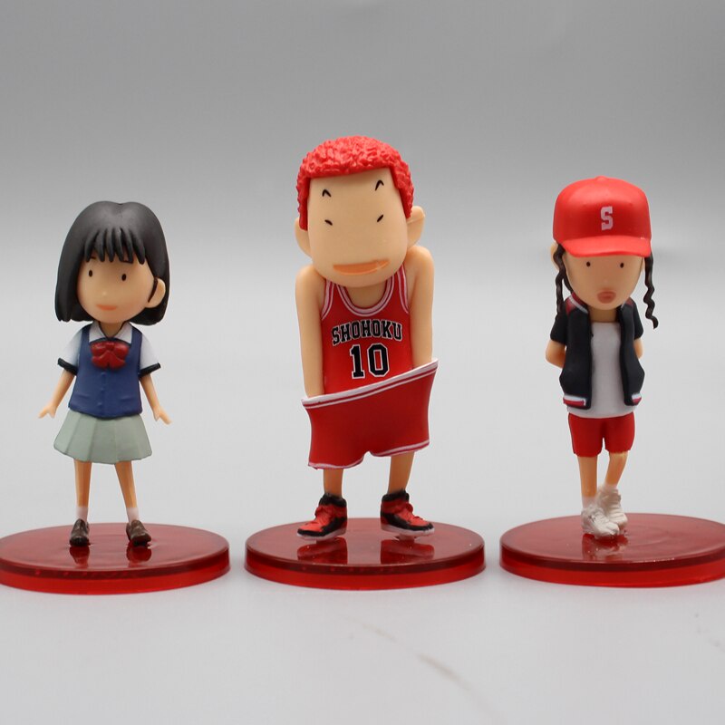 Set 11 Mô Hình Nhân Vật Hoạt Hình Slamdunk Sakuragi Hanamichi