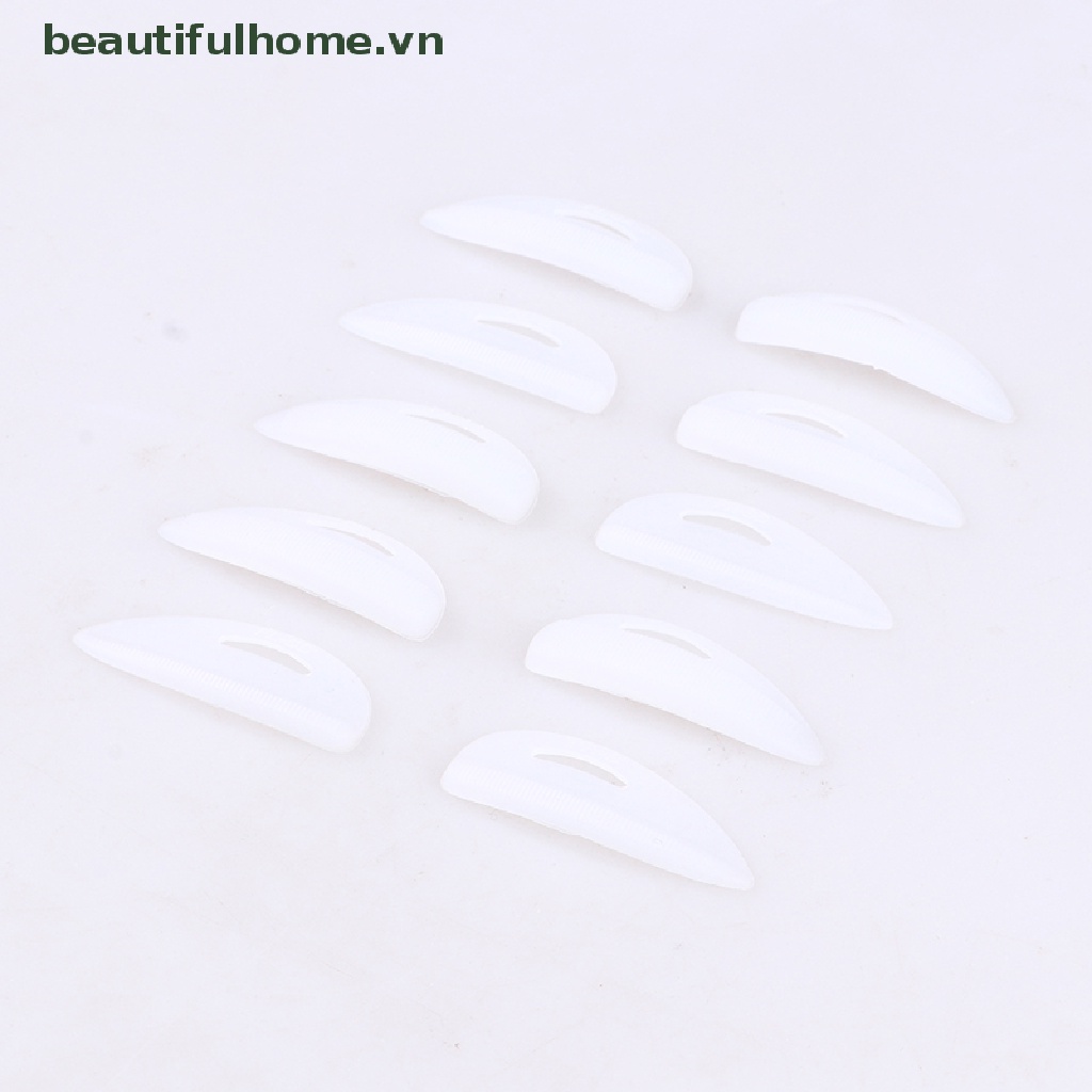 Bộ 5 Cặp Đệm Silicone Hỗ Trợ Uốn Cong Lông Mi