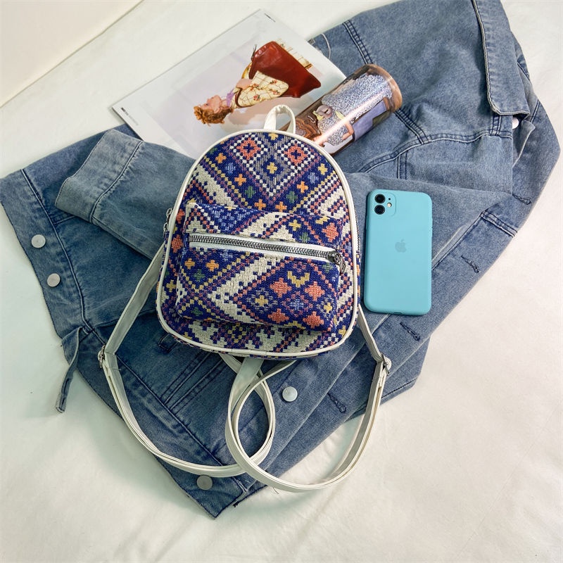 Túi Đeo Vai Thêu Họa Tiết Phong Cách Dân Tộc Độc Đáo Thời Trang Cho Nữ