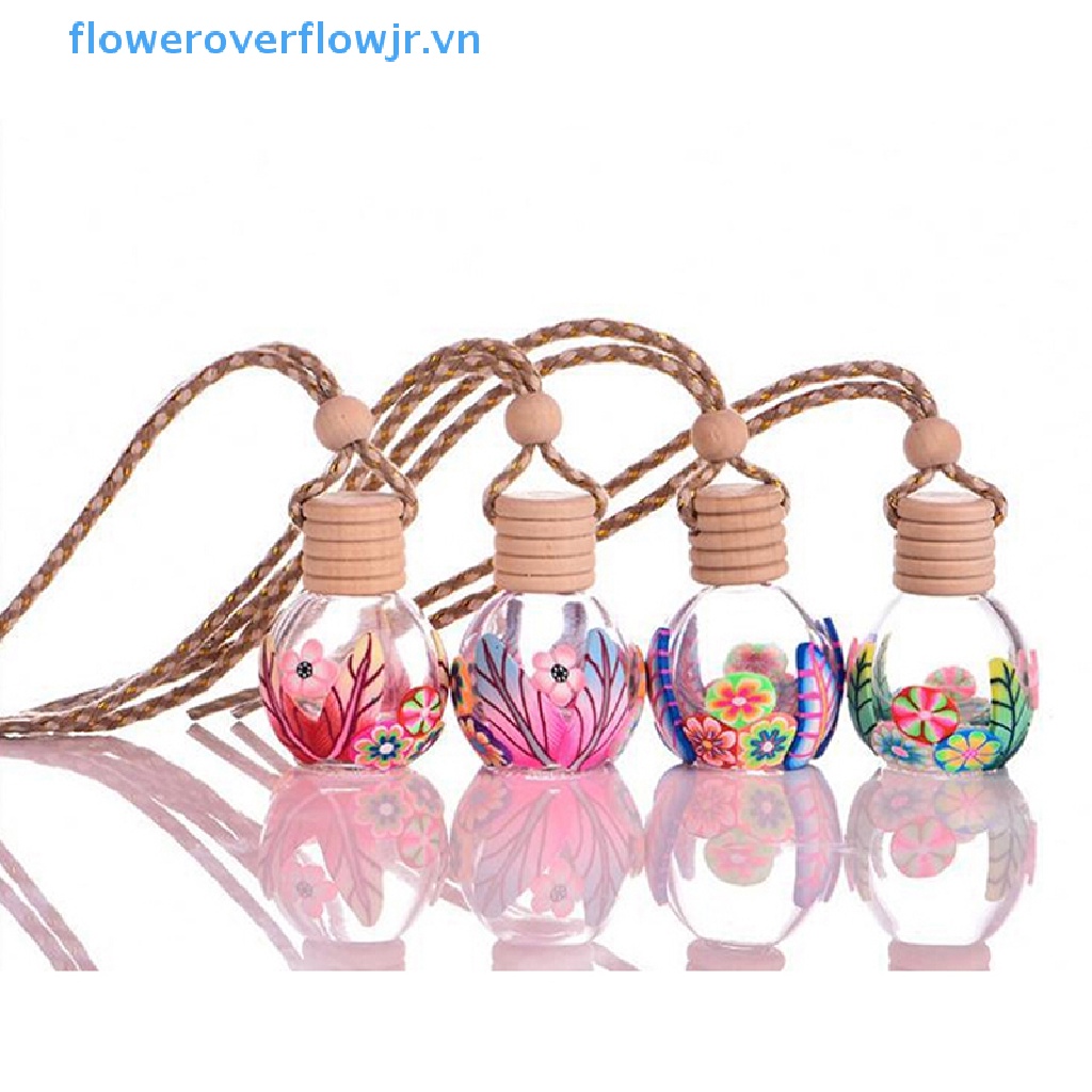 1 Bình Nước Thủy Tinh Rỗng Nhiều Màu Treo Xe Hơi FJR