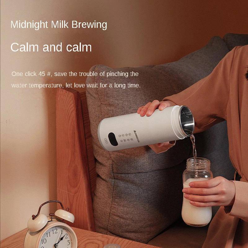 Ấm Đun Nước Điện Thông Minh Bằng Thép Không Gỉ 400ml 220V