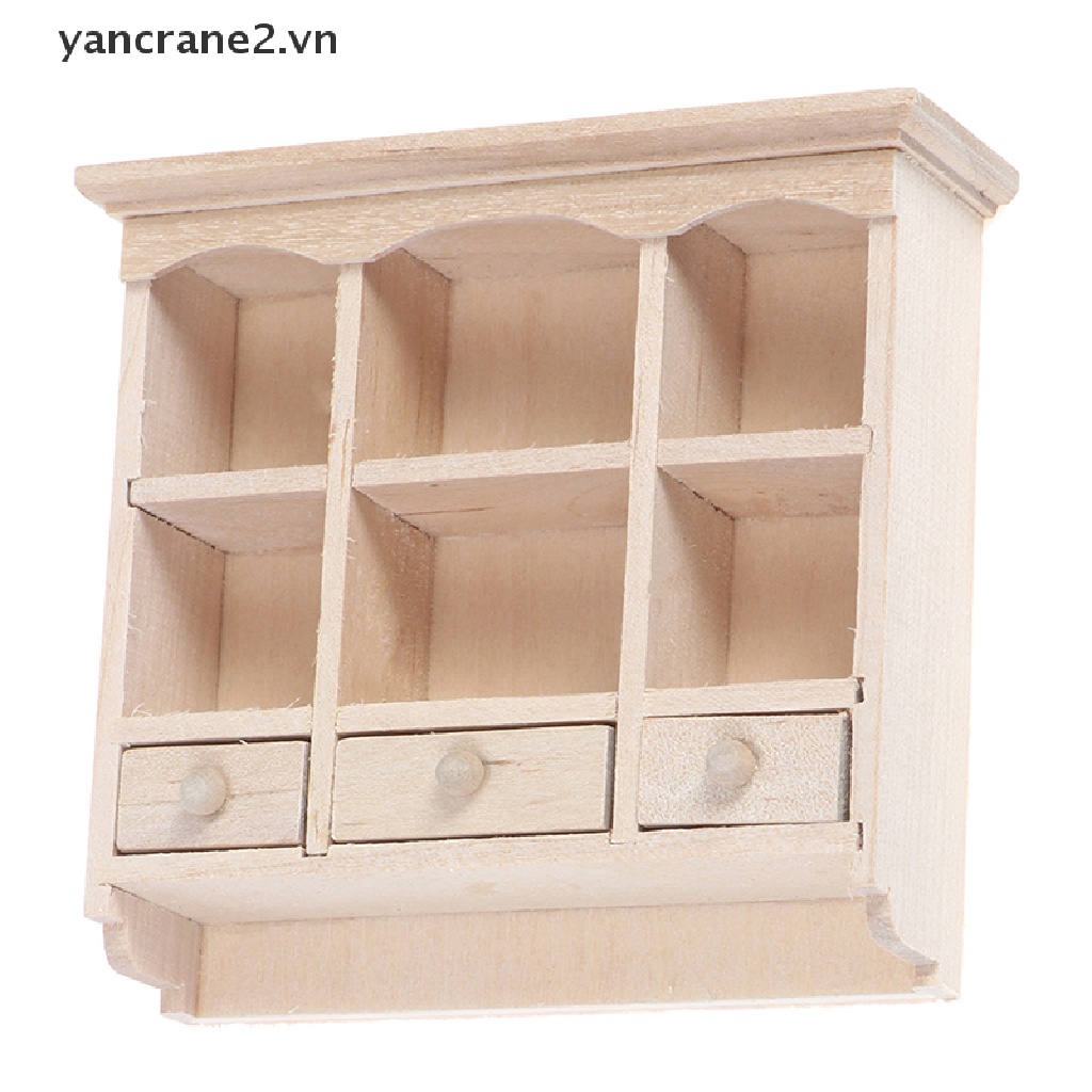 Mô Hình Tủ Quần Áo Búp Bê Tỉ Lệ 1 / 12 {YAN2} 1 / 12