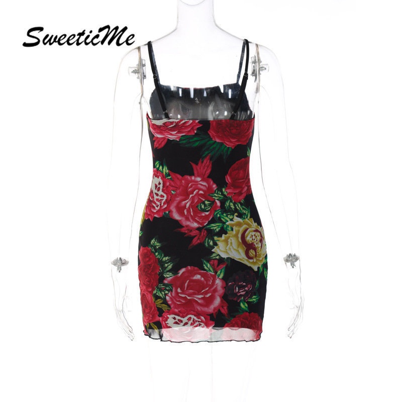 Đầm Ngắn Dáng Ôm In Họa Tiết Màu Tương Phản Thời Trang 2023 Cho Nữ