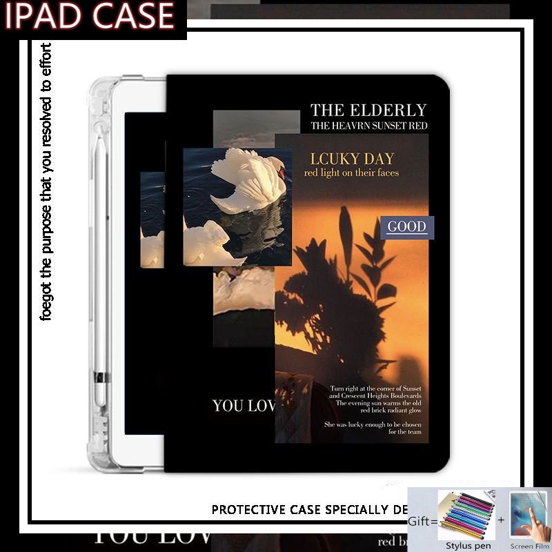 Bao Da Máy Tính Bảng Có Khe Đựng Bút Cho Ipad Pro 11 10.5 9.7 Inch Air 5 4 3 2 1 10th 9th 8th 7th Mini 6th 5th 4th 3rd 2nd 1st Gen 10.2 2019 2020 2021 9.7 2018 Vỏ Bọc Vô Lăng Xe Hơi Chuyên Dụng Cao Cấp 120 170