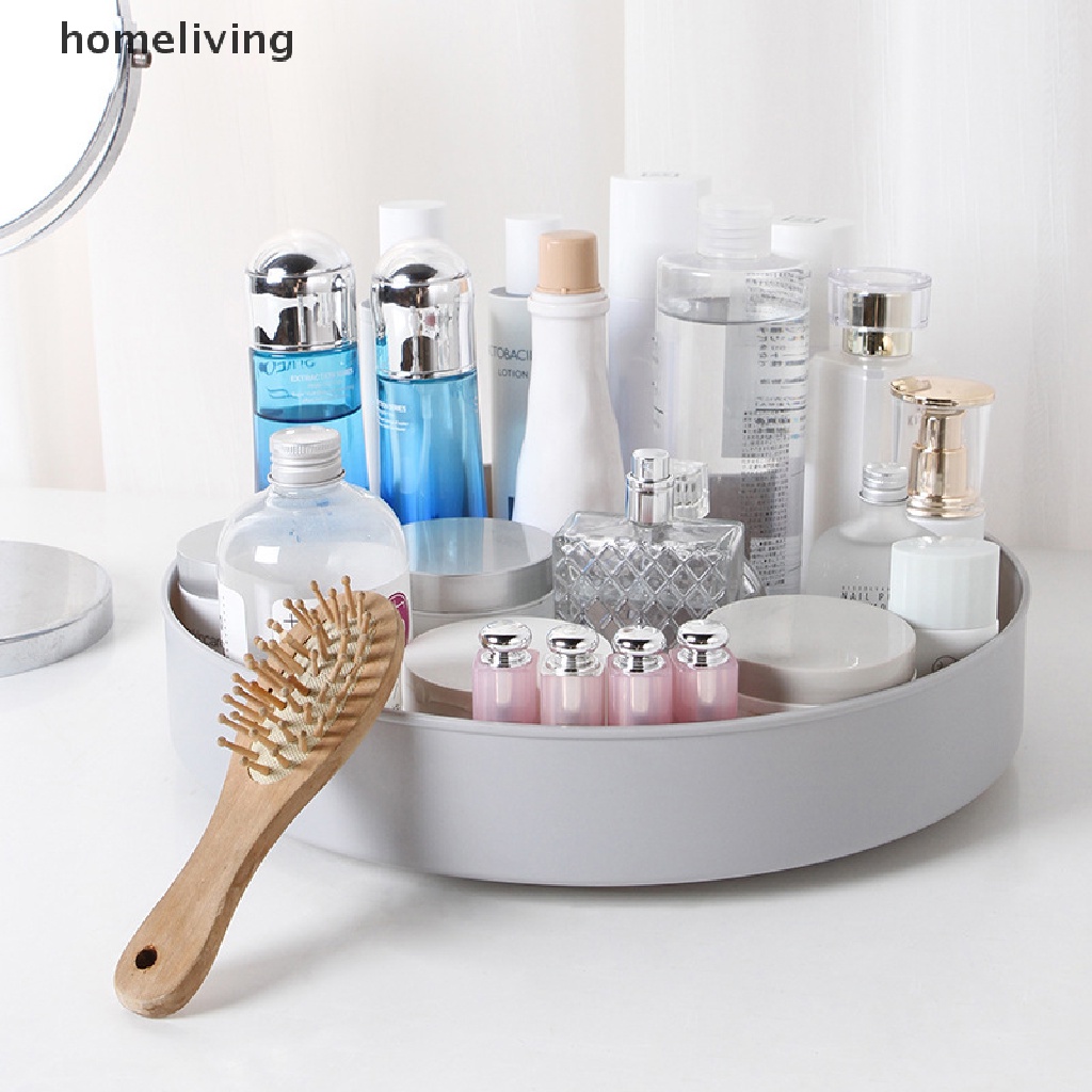 Khay Tròn Xoay 360 Độ Đựng Gia Vị / Mỹ Phẩm / Đồ Dùng Nhà Bếp / Phòng Tắm Chống Trượt