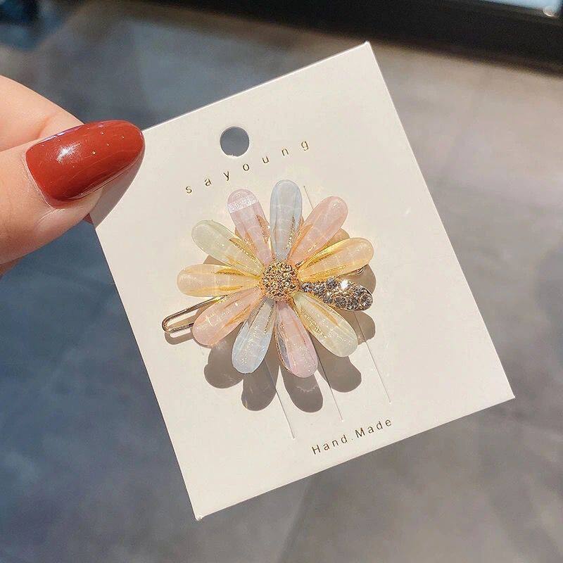 Kẹp Tóc Đính Ngọc Trai Đơn Giản Thời Trang Cho Nữ