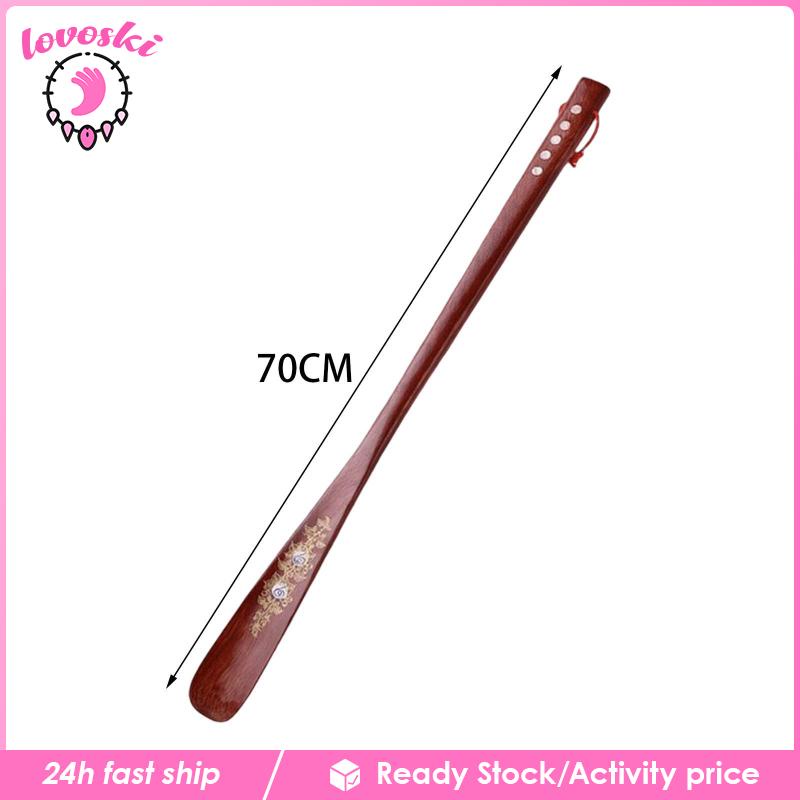 [Lovoski] Giày Bằng Gỗ Bền Tay Cầm Dài 70cm Cho Nam Và Nữ Seniors