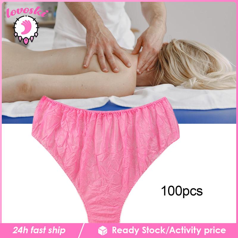 Bộ 100 Quần Lót Một Lớp Thoáng Khí Tùy Chỉnh Tiện Dụng Cho Salon / SPA
