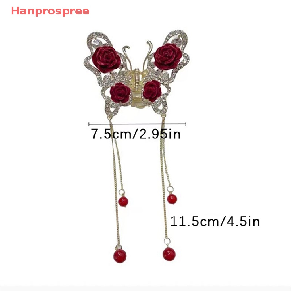 Kẹp Tóc Hình Cá Mập Đính Đá Phối Tua Rua Thời Trang Cho Nữ