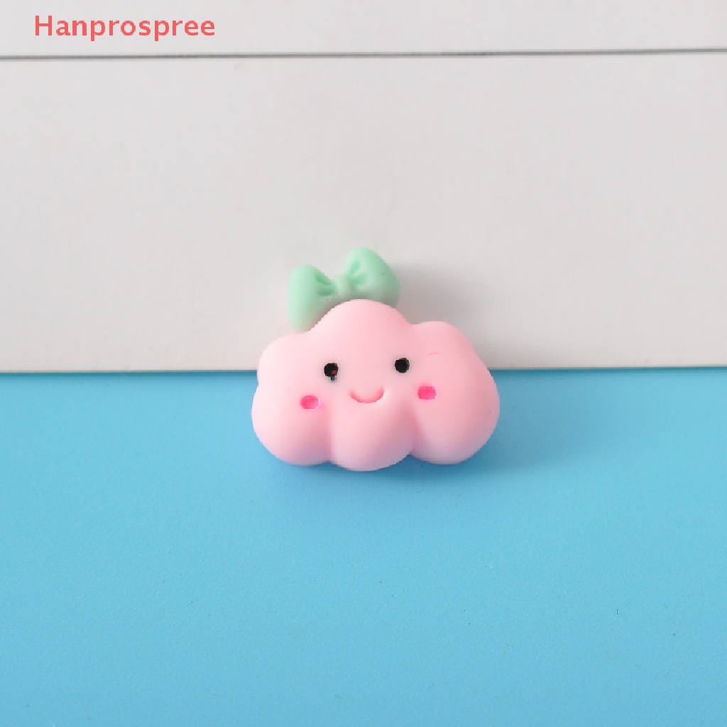 Hanprospree > Phụ Kiện Kẹp Tóc Hình Đám Mây Mưa Hoạt Hình Dễ Thương Bằng Nhựa Resin Diy Trang Trí Điện Thoại Di Động