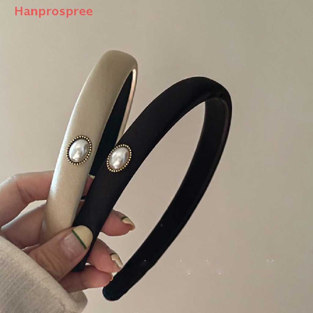 Hanprospree > Kẹp Tóc Đính Ngọc Trai sa Tinh Tế Cao Cấp Phong Cách Hepburn Đơn Giản Cho Nữ