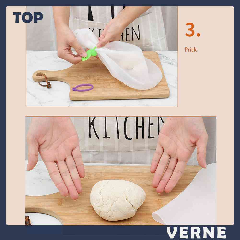 Túi Nhào Bột Bằng Silicone Kèm Dây Buộc Tiện Dụng